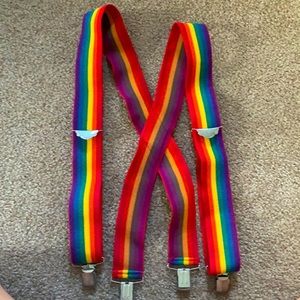 Rainbow suspenders